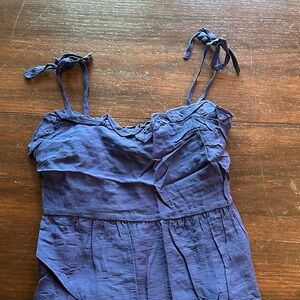 BCBG Paris Navy Blue Midi Dress